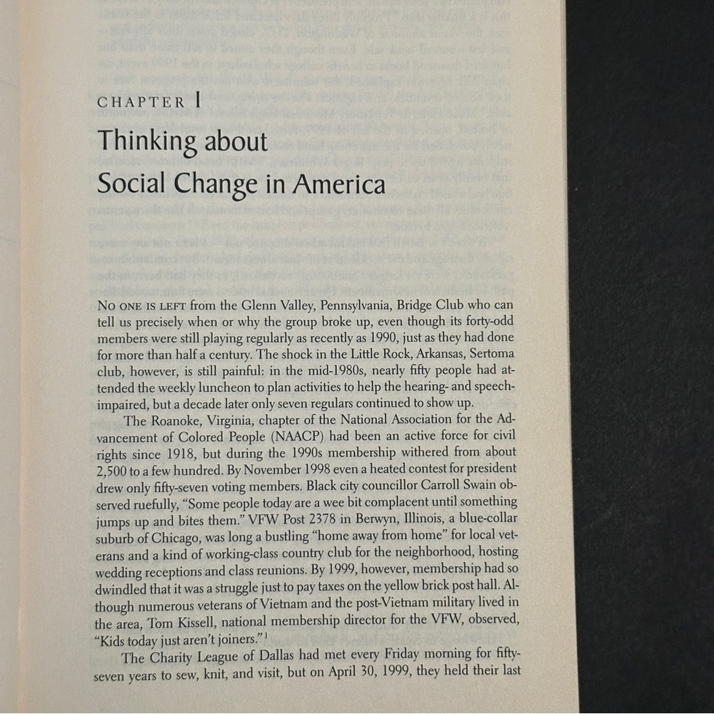 Bowling Alone by Robert D. Putnam | Sociology, Political Theory |Paperback Book - Picture 9 of 10